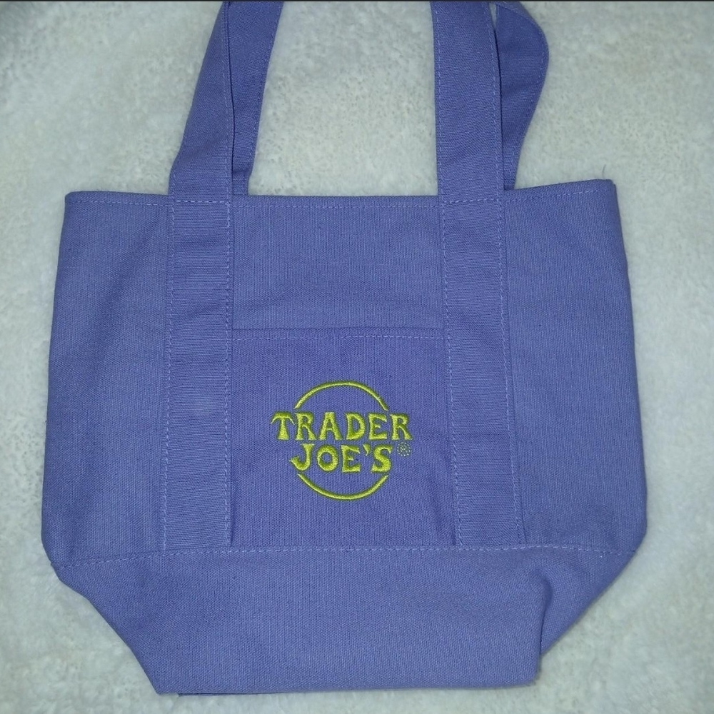 Trader Joe's Purple Tote Bag